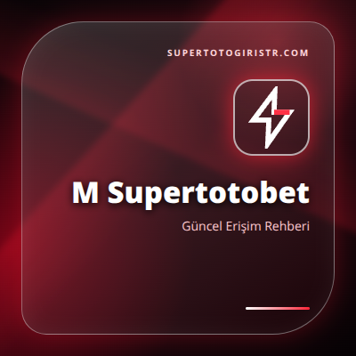 M Supertotobet güncel erişim görseli