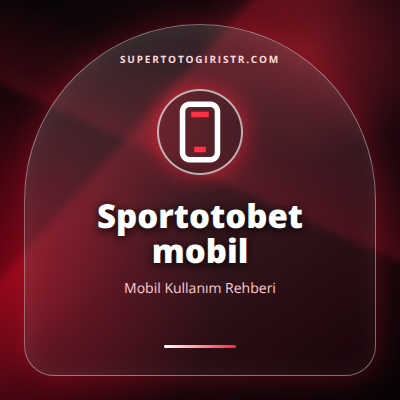 Sportotobet mobil güncel erişim görseli