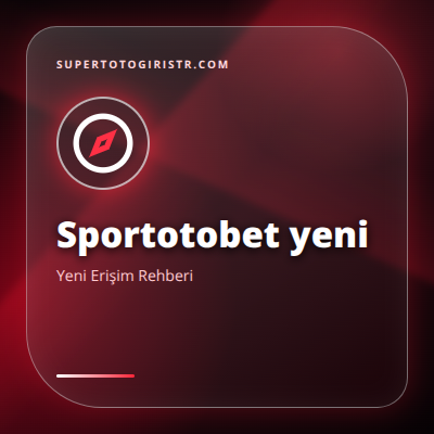 Sportotobet yeni güncel erişim görseli
